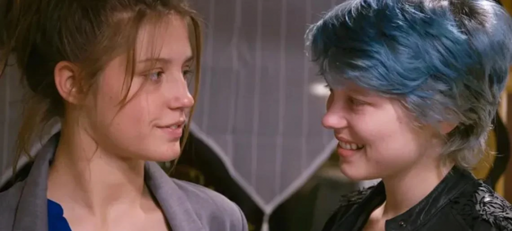 Adèle Exarchopoulos y Léa Seydoux en La vida de Adèle (2013). Fuente: Wikd Bunch