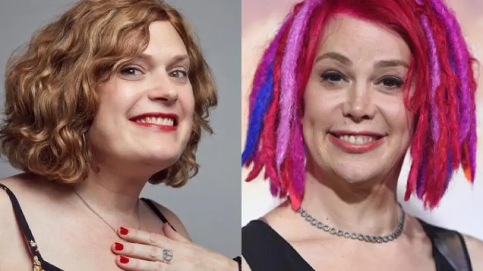 Las hermanas Wachowski, directoras trans de películas como Matrix.
